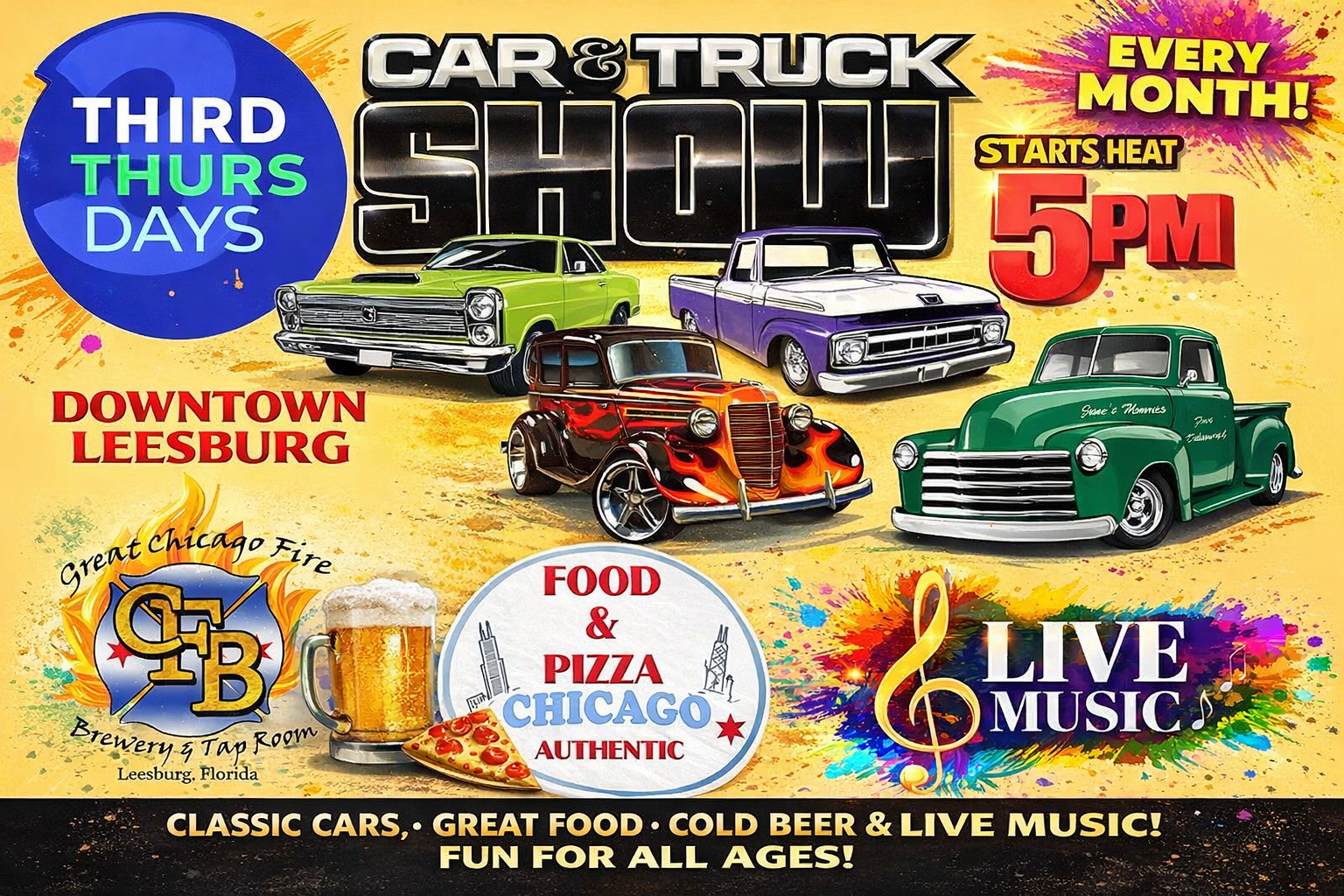 Car and Truck Show flyer